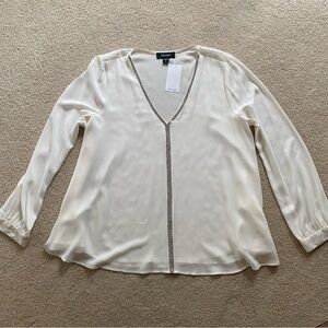 Karen Kane Cream Blouse